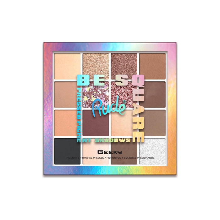 Rude Cosmetics - Rude Cosmetics - Be Square Pressed Pigments & Shadows - Geeky
