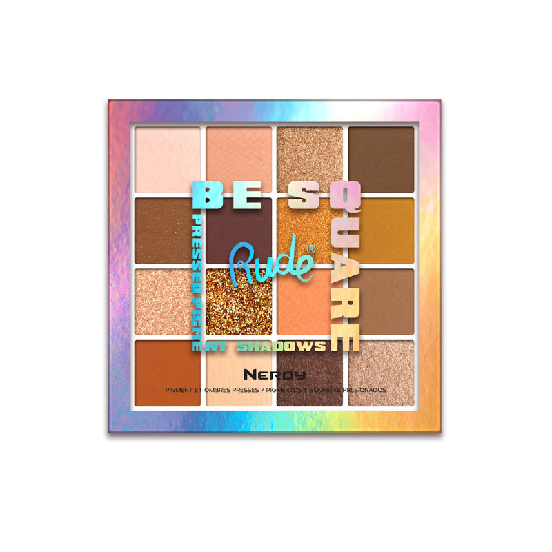 Rude Cosmetics Be Square Pressed Pigments & Shadows - Nerdy Eye Shadow