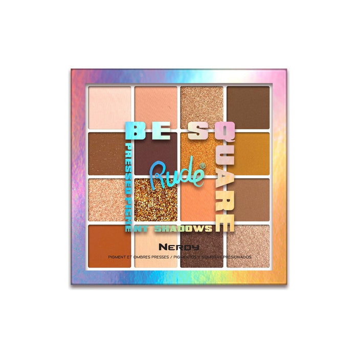 Rude Cosmetics - Rude Cosmetics - Be Square Pressed Pigments & Shadows - Nerdy