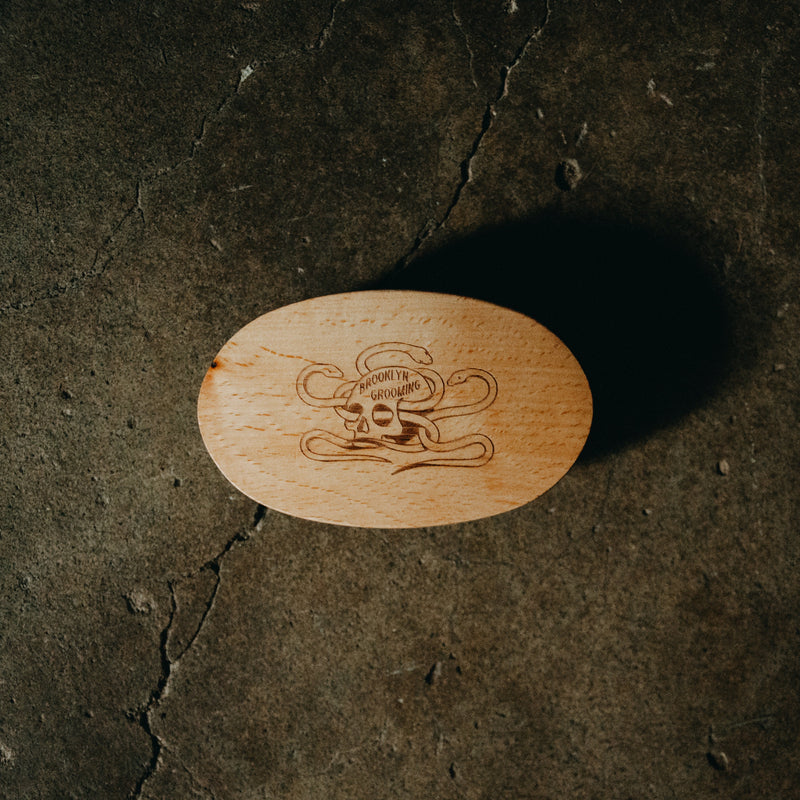 Brooklyn Grooming Beechwood and Boar Bristle Beard Brush Beard brush