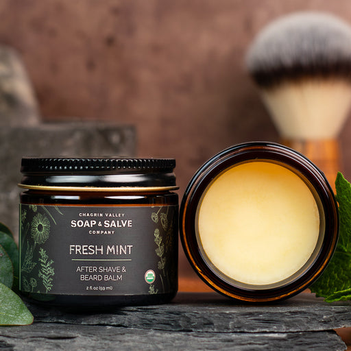 Chagrin Valley Soap & Salve After Shave & Beard Balm: Fresh Mint Shave Balm
