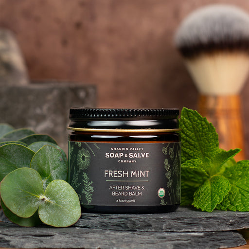 Chagrin Valley Soap & Salve After Shave & Beard Balm: Fresh Mint Shave Balm