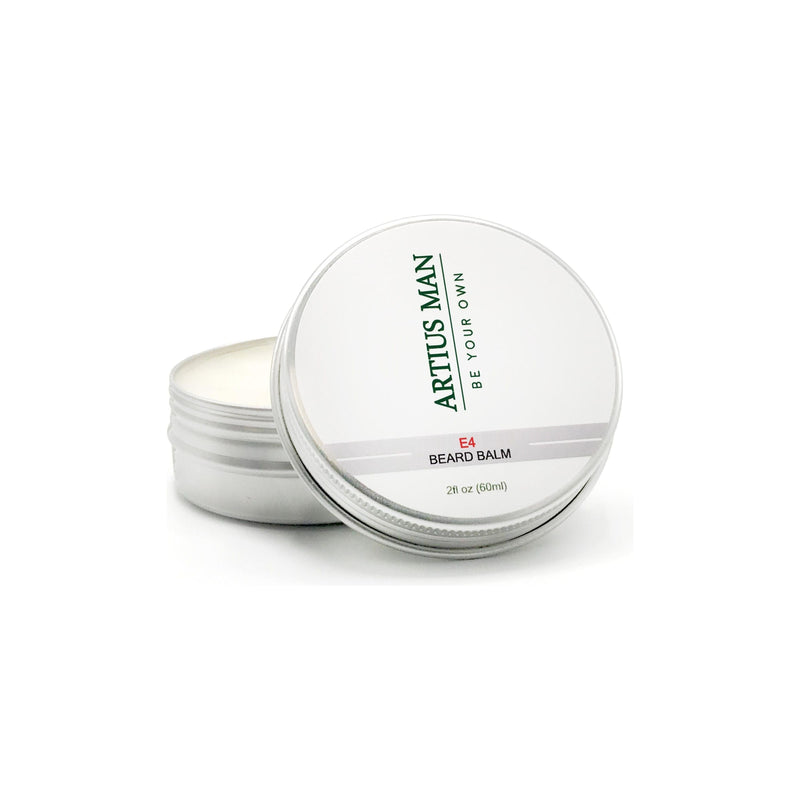 Artius Man E4 Beard Balm – Medium Hold Beard Styling Balm With Signature Artius Scent (2 oz) Beard Balm