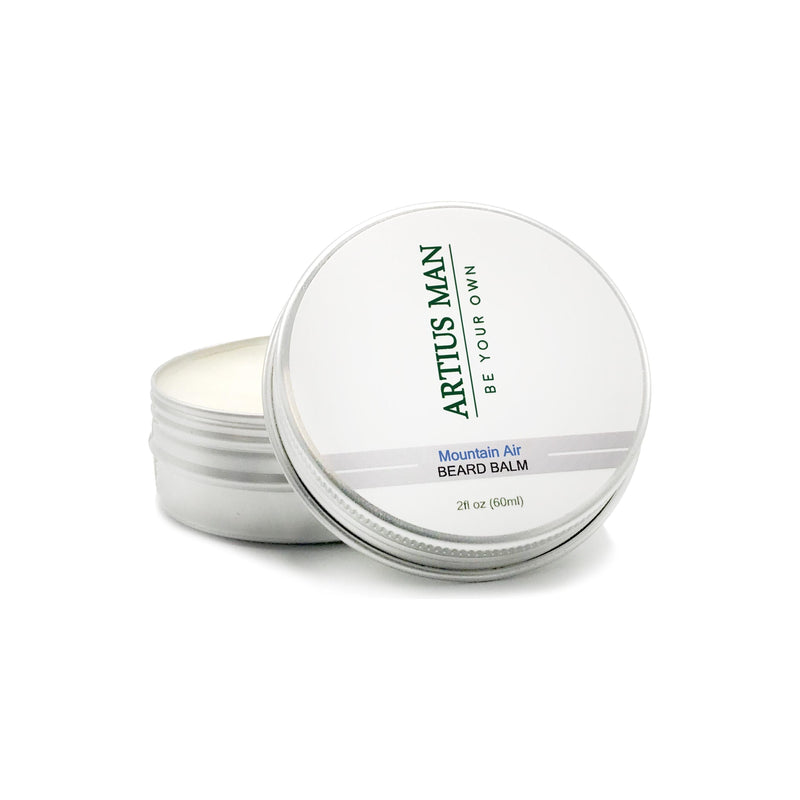 Artius Man Mountain Air Beard Balm – Fresh Pine and Mint Beard Styling Balm (2 oz) Beard Balm