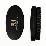 Sydoni Skincare and Beauty SYDONI MEN PEARWOOD MUSTACHE & BEARD BRUSH | Smooth, Groom & Style Beard Men Black