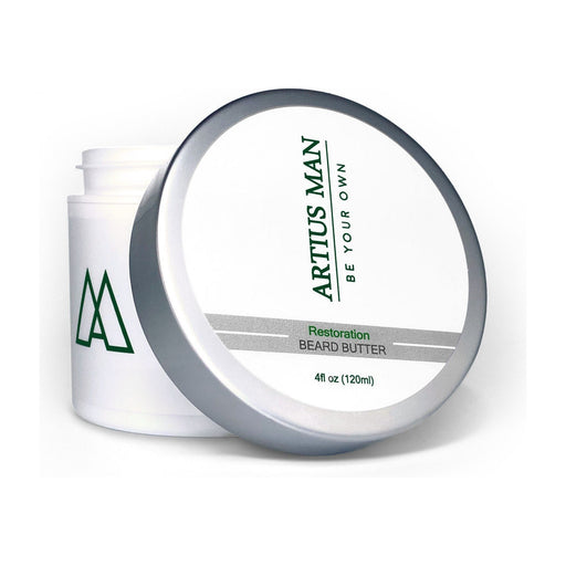 Artius Man Restoration Beard Butter – Luxury Oud and Sandalwood Beard Conditioner (4 oz)