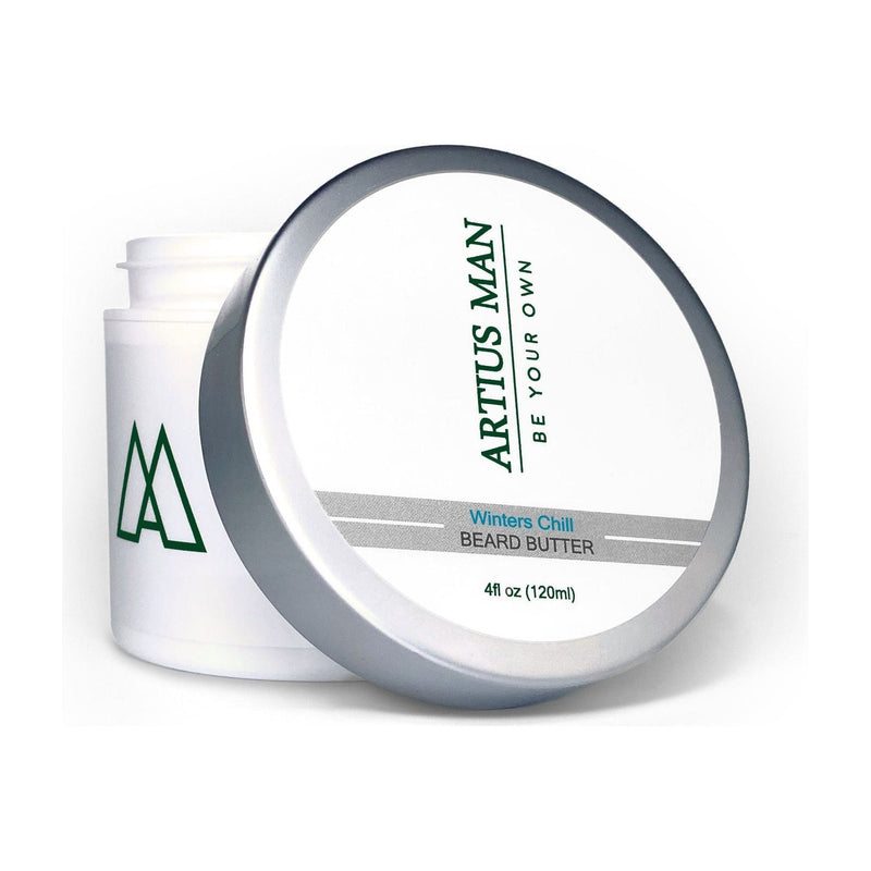 Artius Man Winter’s Chill Beard Butter – Cooling Peppermint and Eucalyptus Beard Conditioner (4 oz)