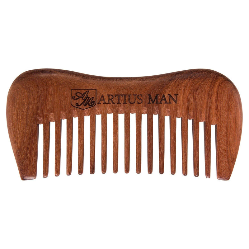 Artius Man Handmade Wood Beard Comb