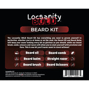 Locsanity Locsanity BOLD Beard Kit, Beard Growth Kit, Beard Grooming Kit, Growth Oil, Balm Conditioner, Brush, Comb, Mustache Scissor, Storage Bag, Beard Care & Trimming Trimmer Kit, Gifts for Men Him Tools & Kits