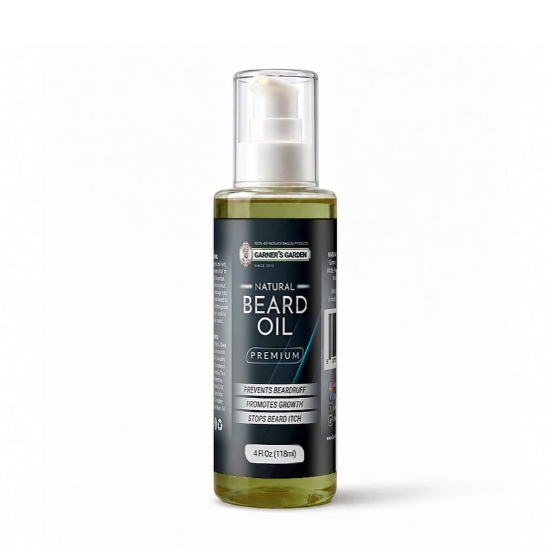 Garner's Garden Beard Oil Men's Care White Smoke Beard Oil 4oz