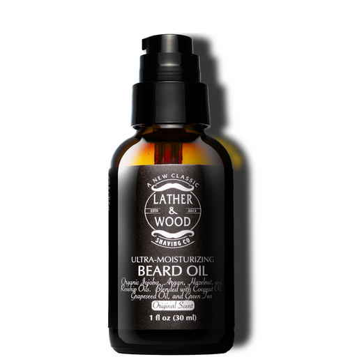 Lather & Wood Shaving Co Ultra-Moisturizing Beard Oil Men Grooming, Health