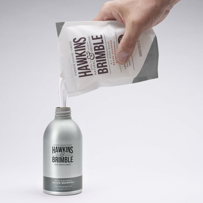 Hawkins & Brimble Com - Beard Shampoo Refill Pouch 10.1 Fl Oz