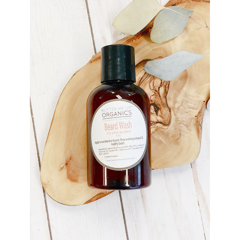 Butter Me Up Organics Organic Beard Wash / Beard Wash / Organic Beard / Beard Care / Shaving / Face