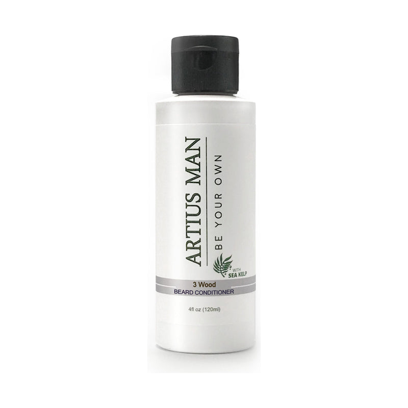 Artius Man 3 Wood Beard Conditioner – Hinoki, Oud & Sandalwood (4 oz) Beard Conditioner