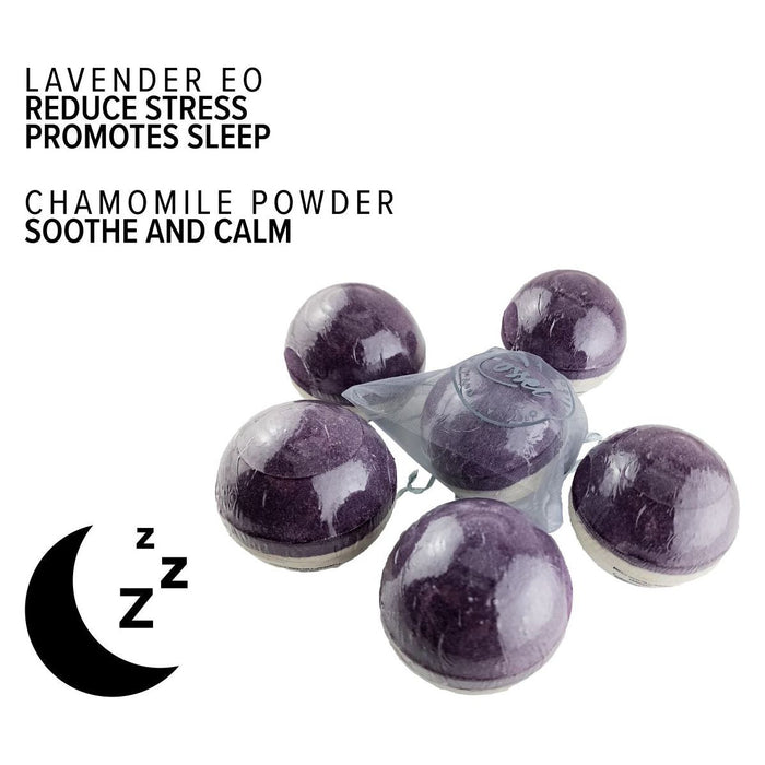 Cosset Bath And Body - Bedtime Therapy Bomb 6-Pack (Restful Bath Bombs)