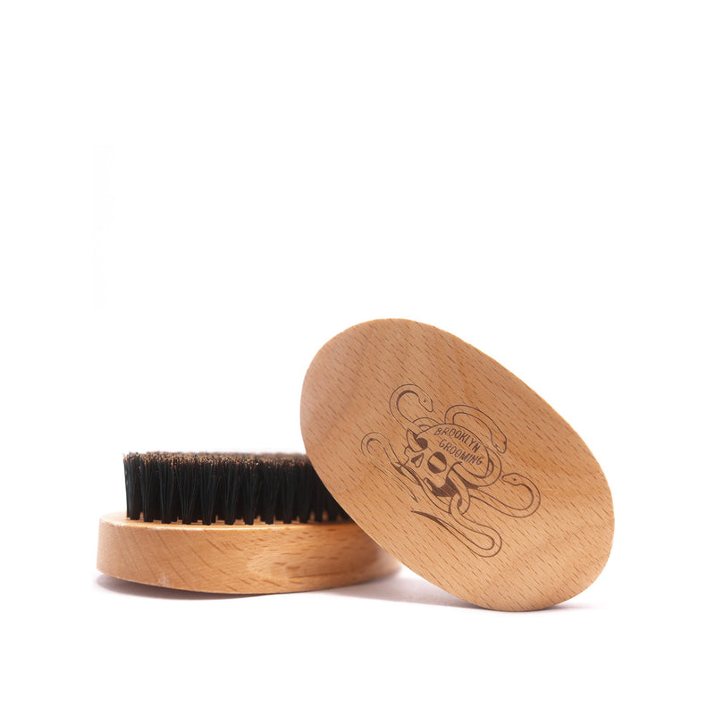 Brooklyn Grooming Beechwood and Boar Bristle Beard Brush Beard brush