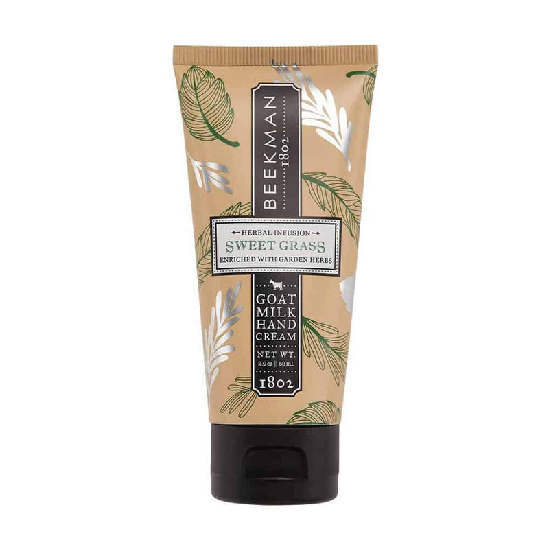 Nava Beauty Beekman 1802 Sweet Grass Hand Cream 2 OZ White Smoke