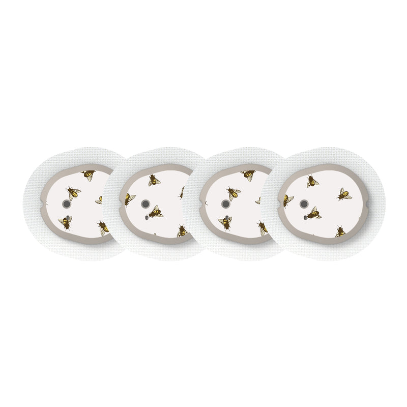 Peelz Bees for the DEXCOM G7 and Stelo Transmitter Peelz/Stickers
