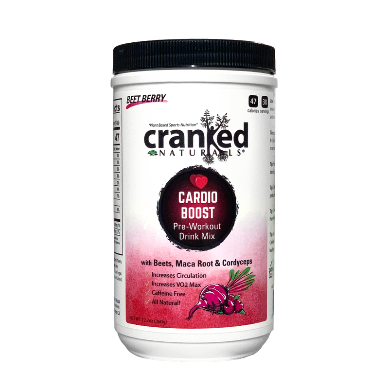 Cranked Naturals Plant Based Sports Nutrition Beet-Berry Cardio Boost Pre-Formance Pre Formance