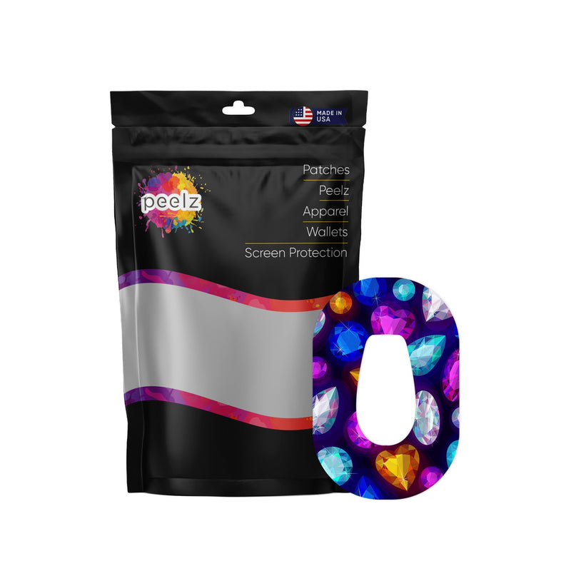 Peelz Bejeweled Patch  Tape Designed for the DEXCOM G6 Patch Medical Tape