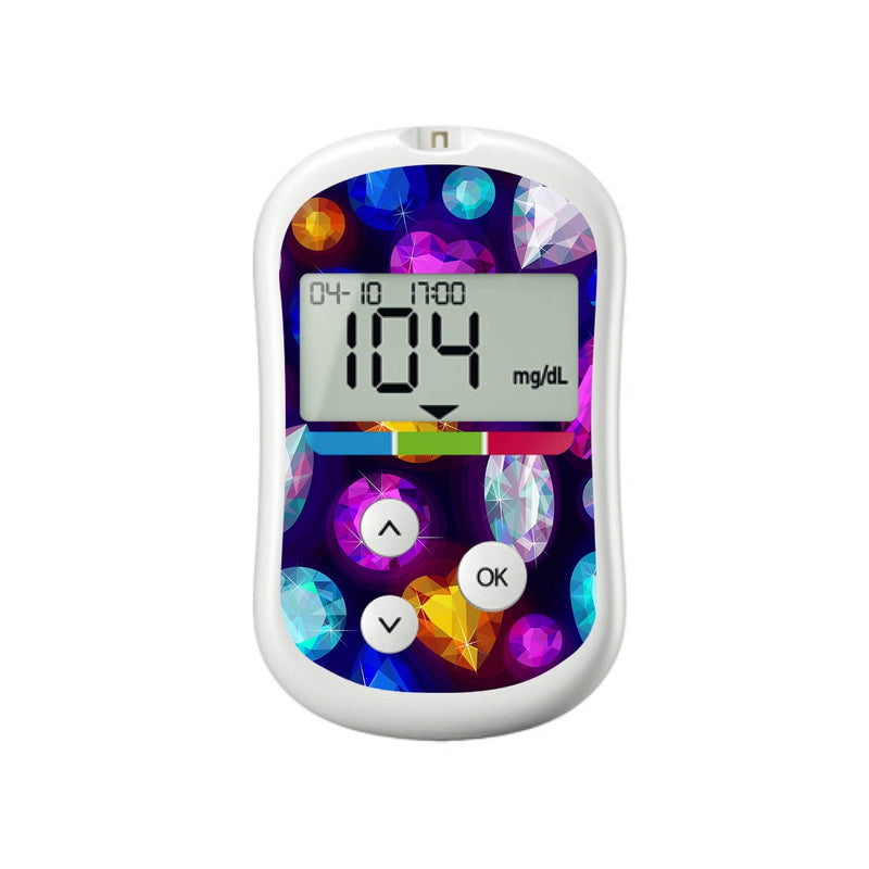 Peelz Bejeweled for OneTouch Verio Flex Glucometer Peelz/Stickers