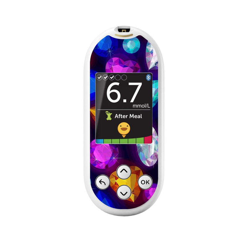 Peelz Bejeweled for OneTouch Verio Reflect Glucometer Peelz/Stickers