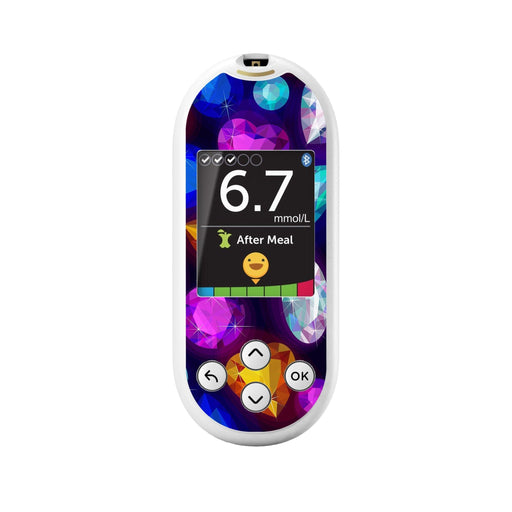 Peelz Bejeweled for OneTouch Verio Reflect Glucometer Peelz/Stickers