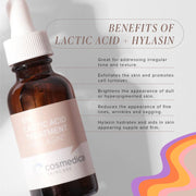 Cosmedica Skincare 5% Lactic Acid Treatment + Hylasyn Serum