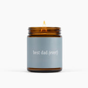 Fontana Candle Co Best Dad Ever Jar Candle Candles Light Slate Gray