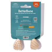 BetterBone All Natural Eco-Friendly Dog Chews & Bones BetterBone Mini Chew Toy Dog Toys White Smoke Mini / Light / Veggie,Mini / Light / Beef,Mini / Moderate / Veggie,Mini / Moderate / Beef,Mini / Hard / Veggie,Mini / Hard / Beef