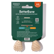 BetterBone All Natural Eco-Friendly Dog Chews & Bones BetterBone Mini Chew Toy Dog Toys White Smoke Mini / Light / Veggie,Mini / Light / Beef,Mini / Moderate / Veggie,Mini / Moderate / Beef,Mini / Hard / Veggie,Mini / Hard / Beef