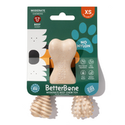 BetterBone All Natural Eco-Friendly Dog Chews & Bones BetterBone Mini Chew Toy Dog Toys White Smoke Mini / Moderate / Beef