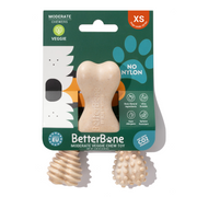 BetterBone All Natural Eco-Friendly Dog Chews & Bones BetterBone Mini Chew Toy Dog Toys White Smoke Mini / Moderate / Veggie