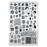 UberChic Beauty Better With Coffee Stamping Plate