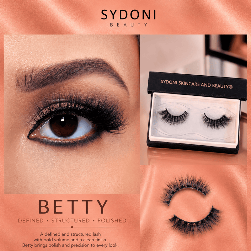 Sydoni Skincare and Beauty SYDONI "BETTY" LUXURY MINK LASHES - Defined, Structured, Polished Mink Lashes