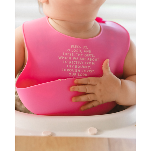 Be A Heart Meal Blessing Silicone Bib Bibs