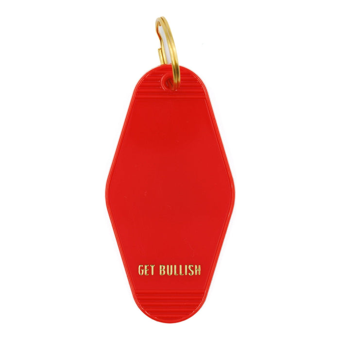 The Bullish Store - Big Dick Energy Motel Style Keychain In Red