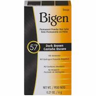 Mill's Beauty Supply Bigen #57 Dark Brown Permanent Powder Hair Color Hair Color