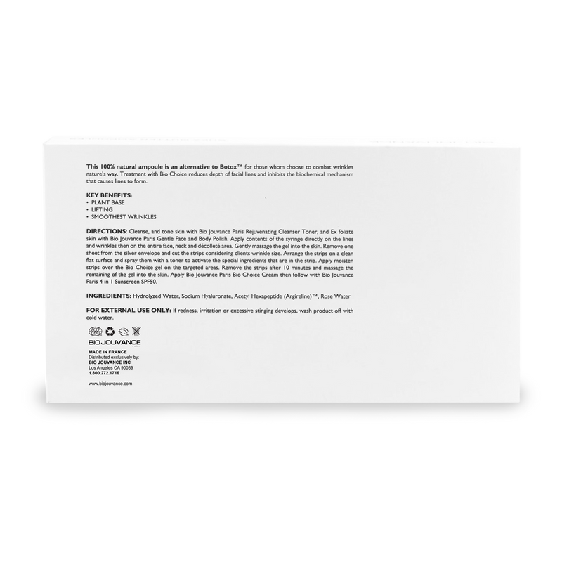 Bio Jouvance Paris Consumer Bio Choice Ampoules Wholesale