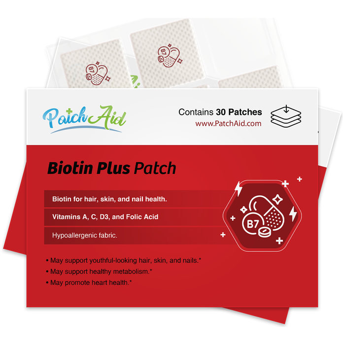 Biotin Plus Vitamin Patch for Hair, Skin, and Nails