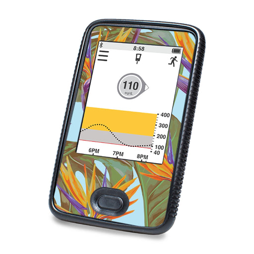 Peelz Birds of Paradise Designed for DEXCOM G6 Touchscreen Receiver Peelz/Stickers