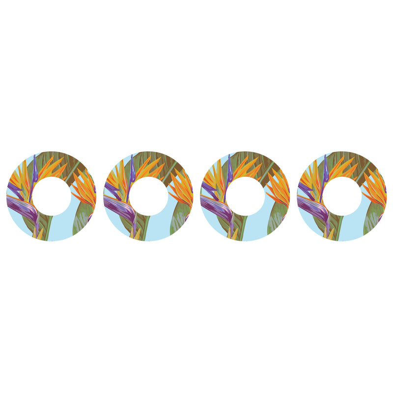 Peelz Birds of Paradise Patch  Tape Designed for the FreeStyle Libre 2 Patch Medical Tape