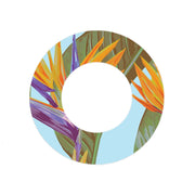 Peelz Birds of Paradise Patch  Tape Designed for the FreeStyle Libre 2 Patch Medical Tape