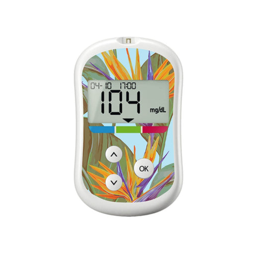 Peelz Birds of Paradise for OneTouch Verio Flex Glucometer Peelz/Stickers