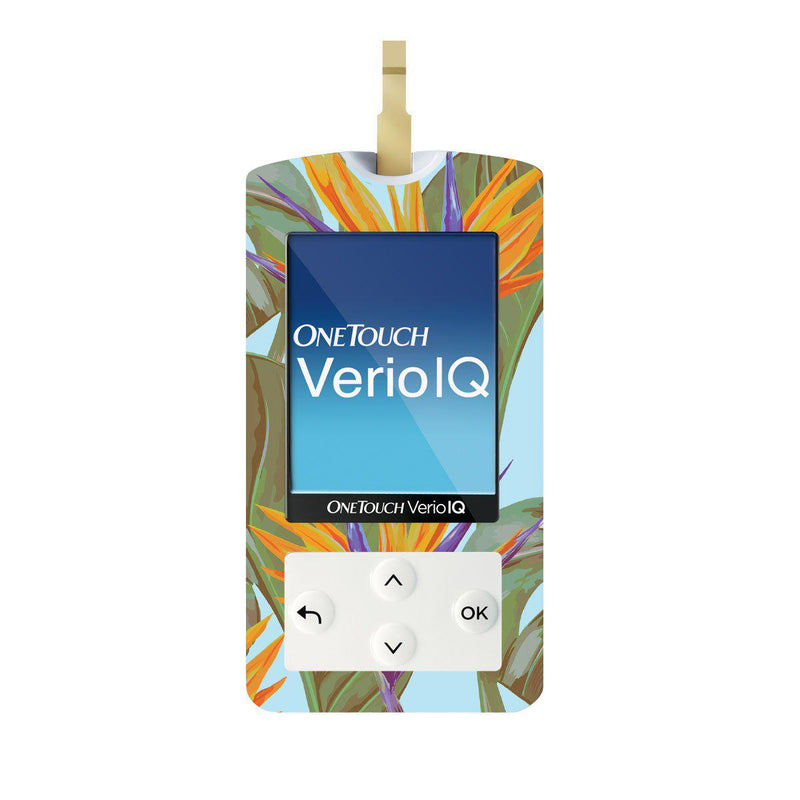 Peelz Birds of Paradise for OneTouch Verio IQ Glucometer Peelz/Stickers