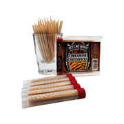 BiteMyWood BiteMyWood 5 Pack qty Flavored Birchwood Toothpicks Ultimate Extreme Hot Cinnamon 60 Picks Total Count Super Infused Flavor Toothpick Beauty & Personal Care - Nasal & Oral Care - Dental Floss & Picks