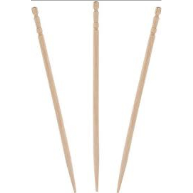 BiteMyWood 36 Qty Unflavored Birchwood Toothpicks in Plastic Tubes Toothpicks