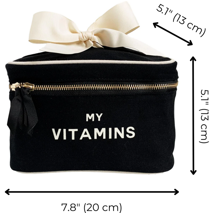 Bag-All - Vitamins Storage And Travel Box, Black