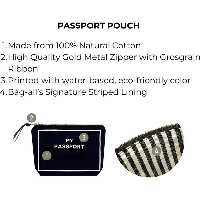 Bag-All - Passport Pouch, Black