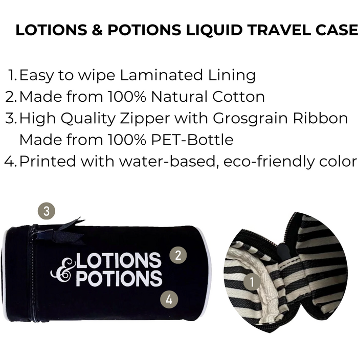 Bag-All - Lotions & Potions, Liquid Travel Case, Black